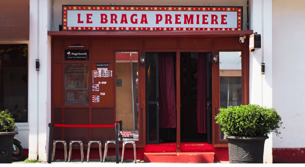 Kartu lokasi Magicbooth Le Braga Premiere Bandung.