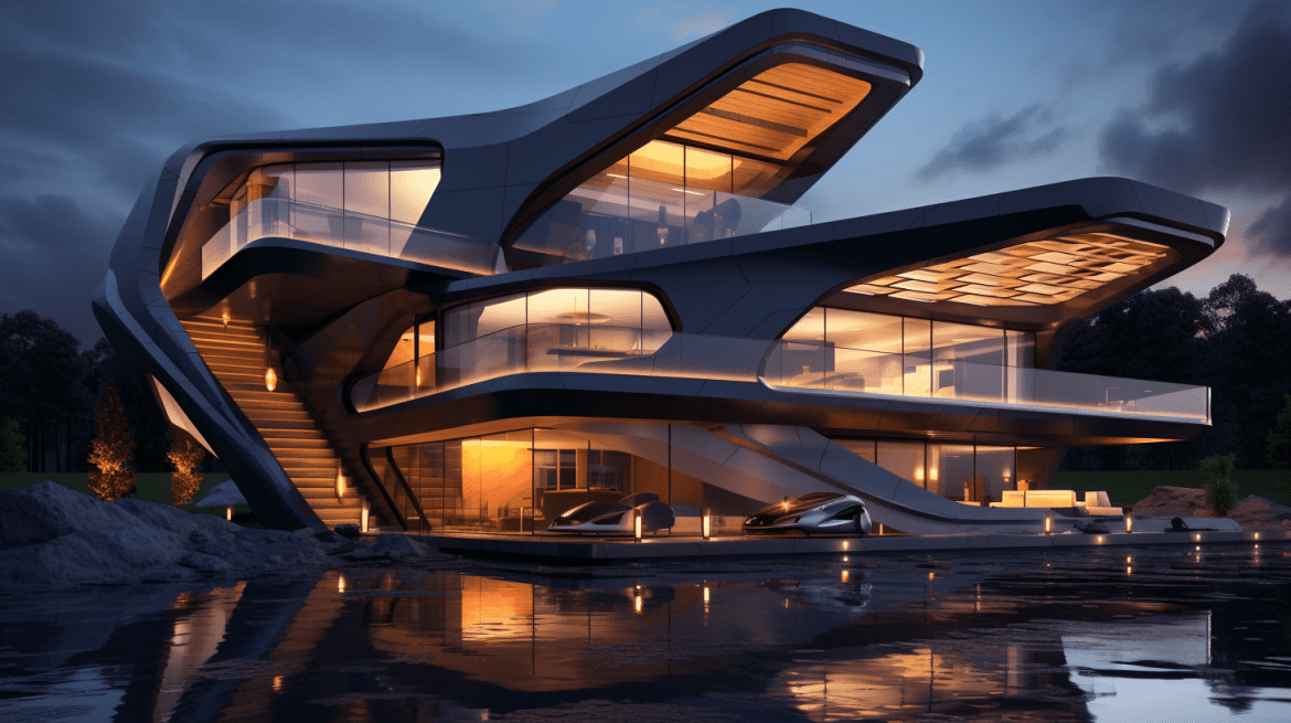 Desain Rumah Futuristik