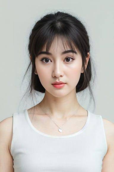 foto profil gaya artis Korea wanita keren