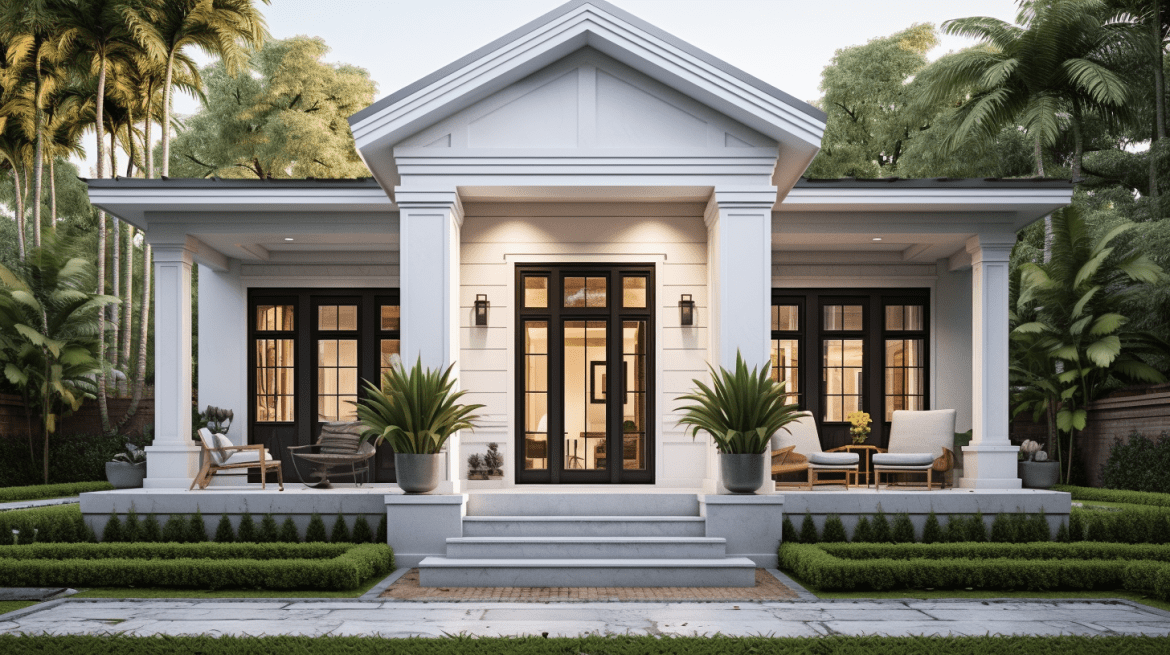 Rumah Kecil Gaya Kolonial