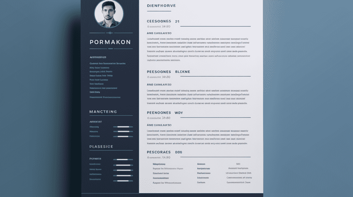 Ilustrasi resume lamaran kerja