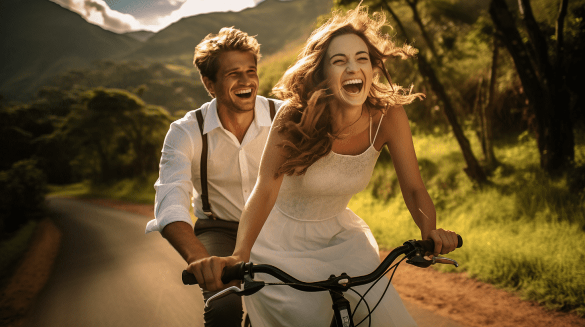 Foto prewedding dengan hobi bersama