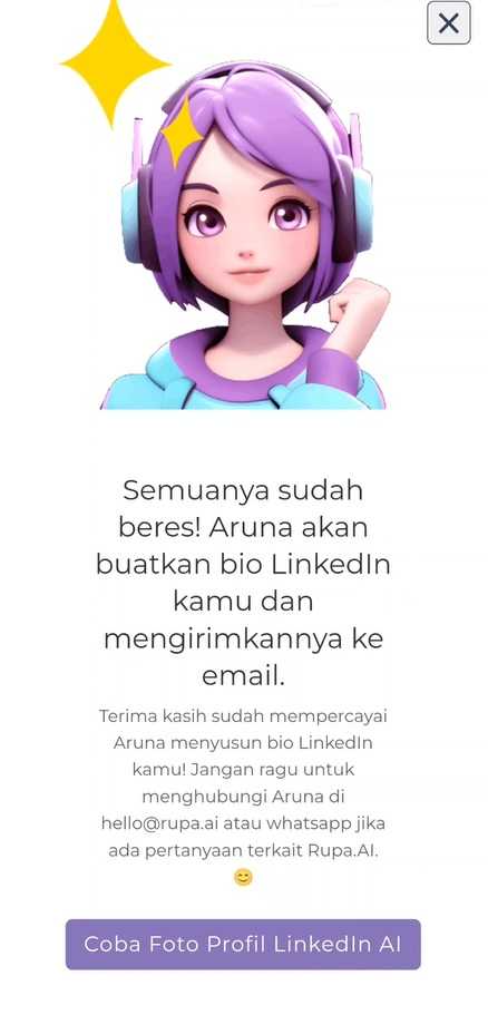 Screenshot Aruna